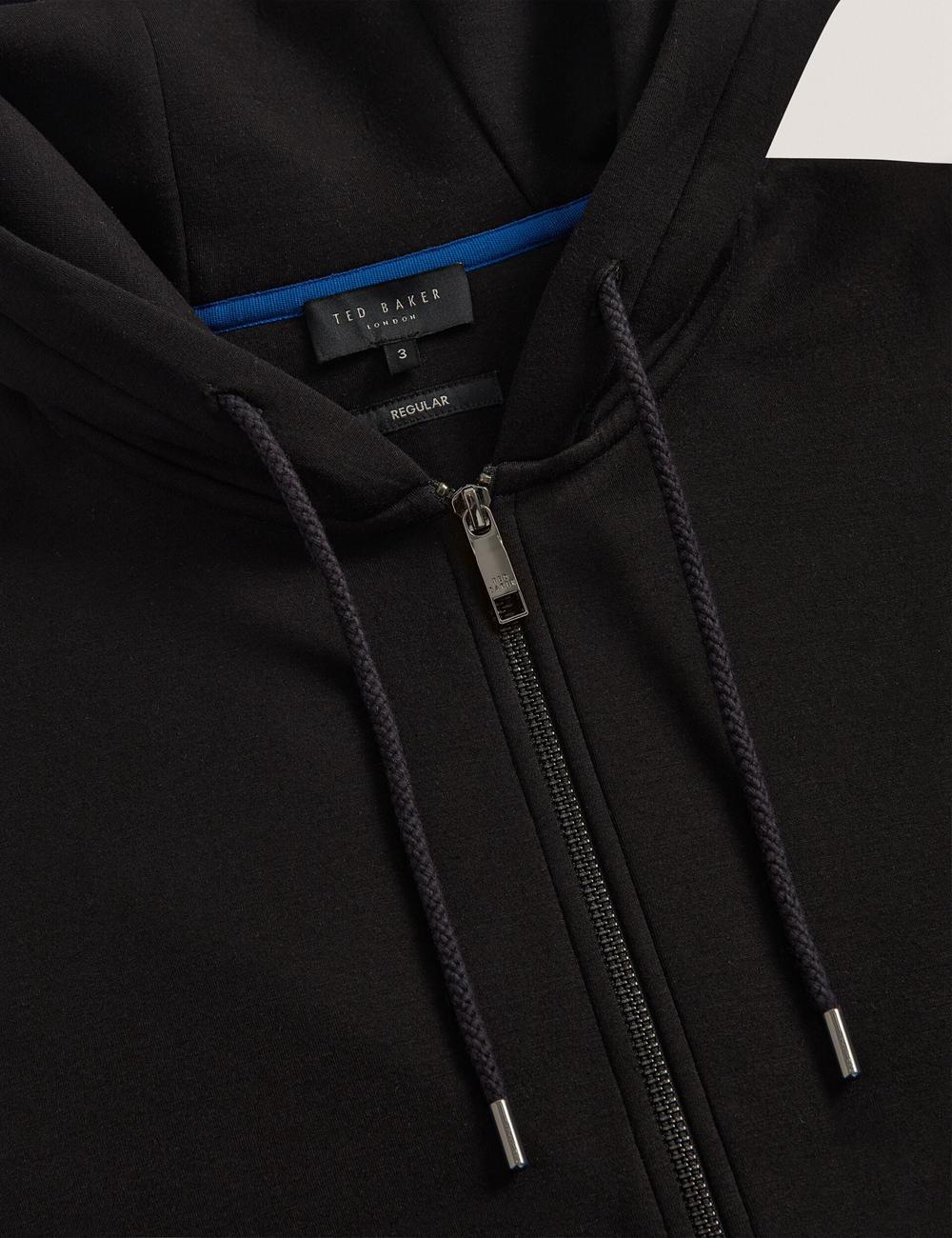 Black Men Ted Baker EPIO - Zip Through Neoprene Hoodies | SA  JKD-754938