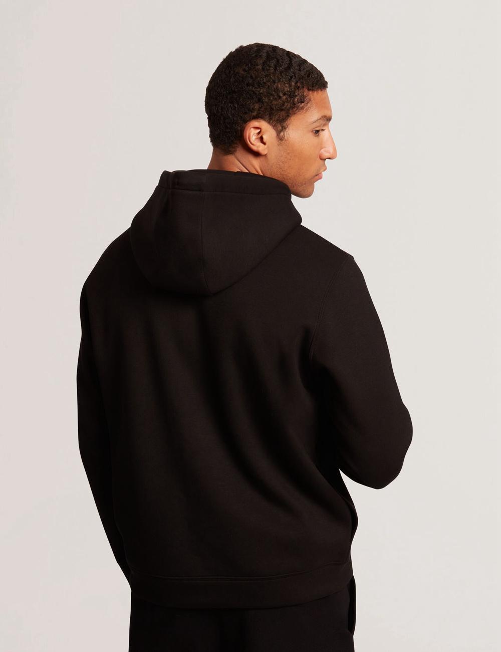 Black Men Ted Baker EPIO - Zip Through Neoprene Hoodies | SA  JKD-754938