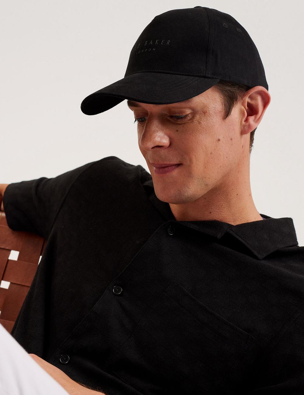 Black Men Ted Baker FREDDS – Branded Baseball Caps | SA  GRQ-935746