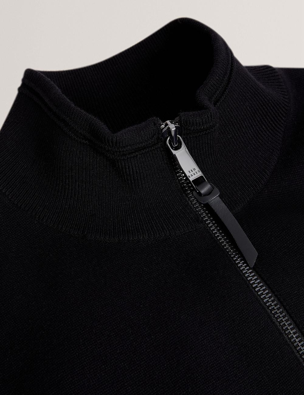 Black Men Ted Baker TERINCE - Zip-Through Funnel Neck Gillets | SA  NFK-584179