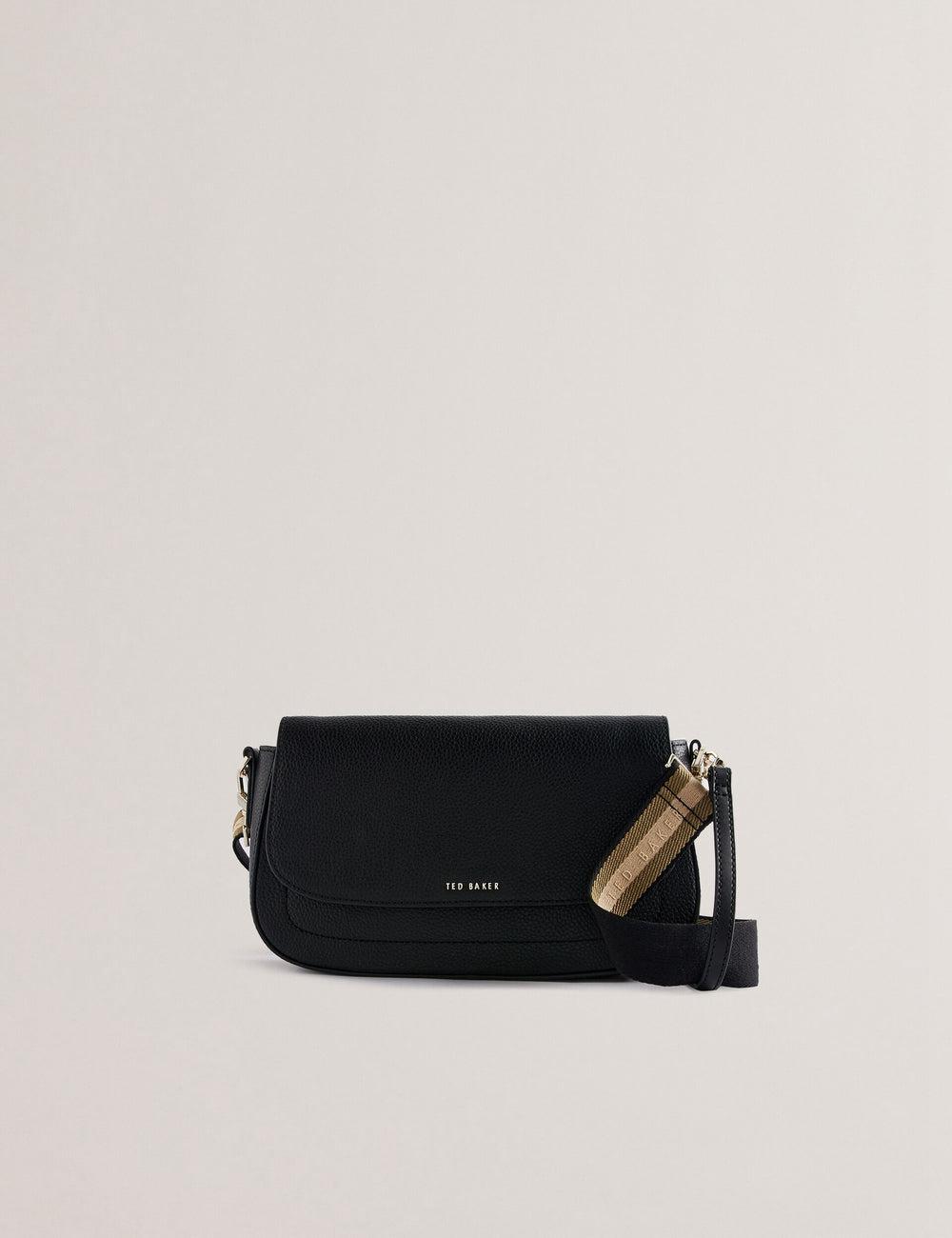 Black Women Ted Baker DARILIE - Leather Webbing East West Satchel Satchel Bags | SA  XEI-061284