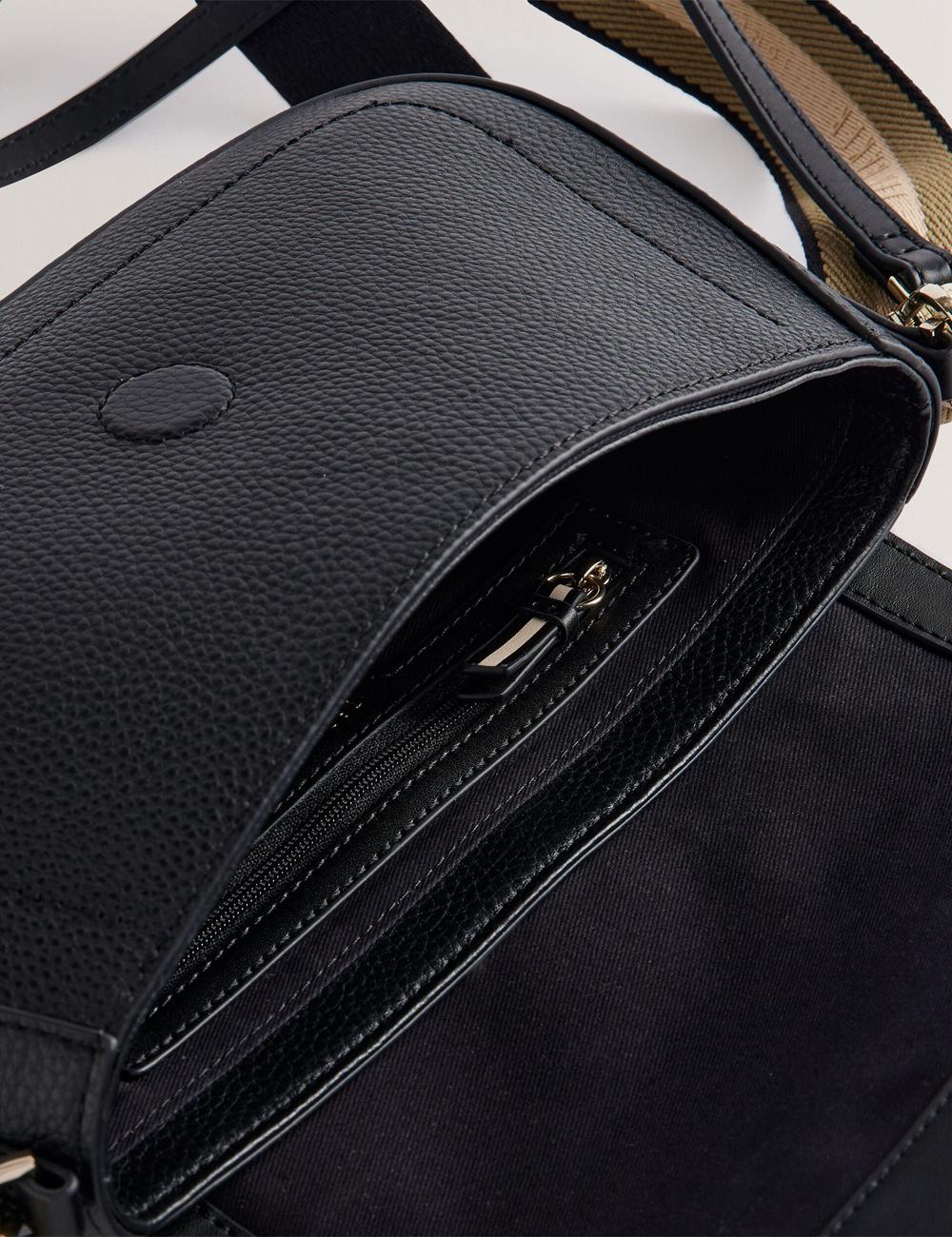 Black Women Ted Baker DARILIE - Leather Webbing East West Satchel Satchel Bags | SA  XEI-061284