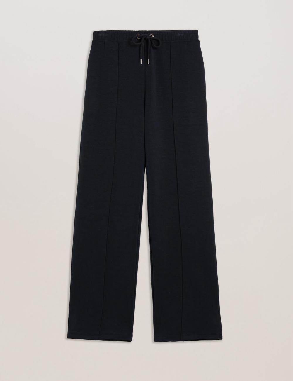 Black Women Ted Baker NOWELLL - Straight Leg Joggers With Split Hem Joggers | SA  UFL-452980
