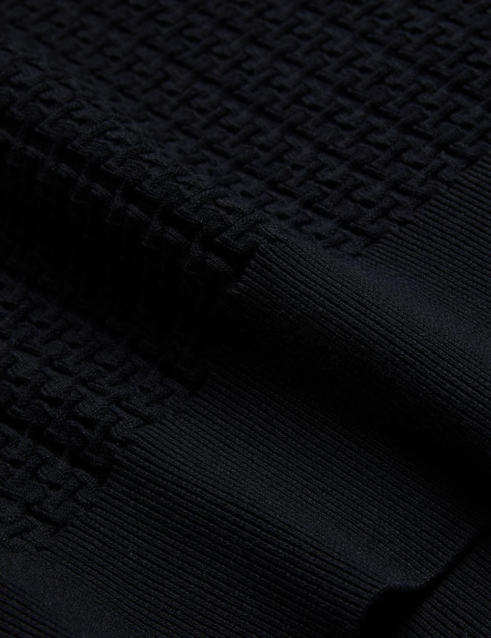 Black Women Ted Baker TEDTYY - Textured T Jacquard Knitted Jumpers | SA  ASV-245986