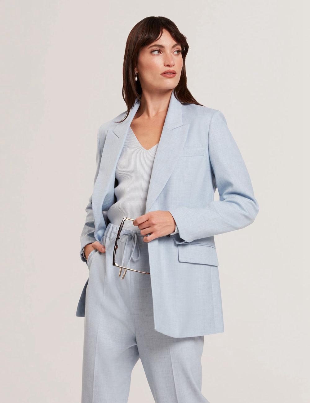 Blue Women Ted Baker CARNI - Relaxed Tailored Single Breasted Blazers | SA  HWG-452178