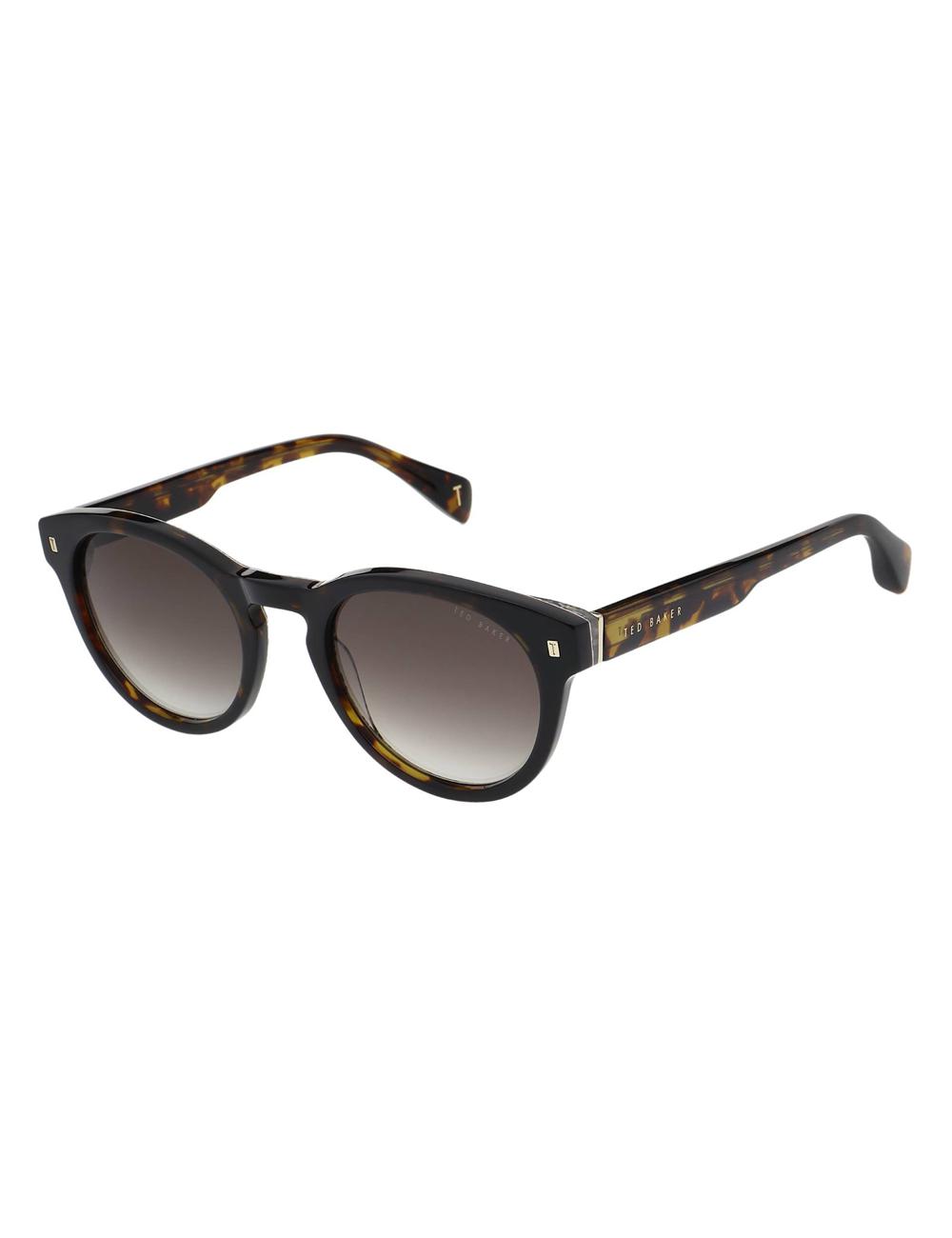 Brown Men Ted Baker DAX - Round Chunky Temple Sunglasses | SA  TAO-218579