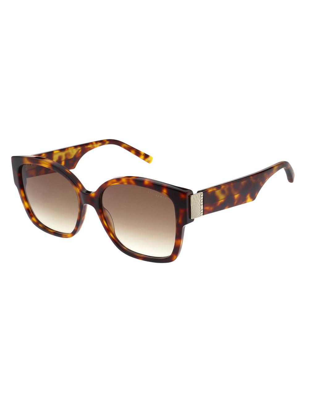 Brown Women Ted Baker LINIA - Oversized Square Hardware Detail Sunglasses | SA  KNP-419053