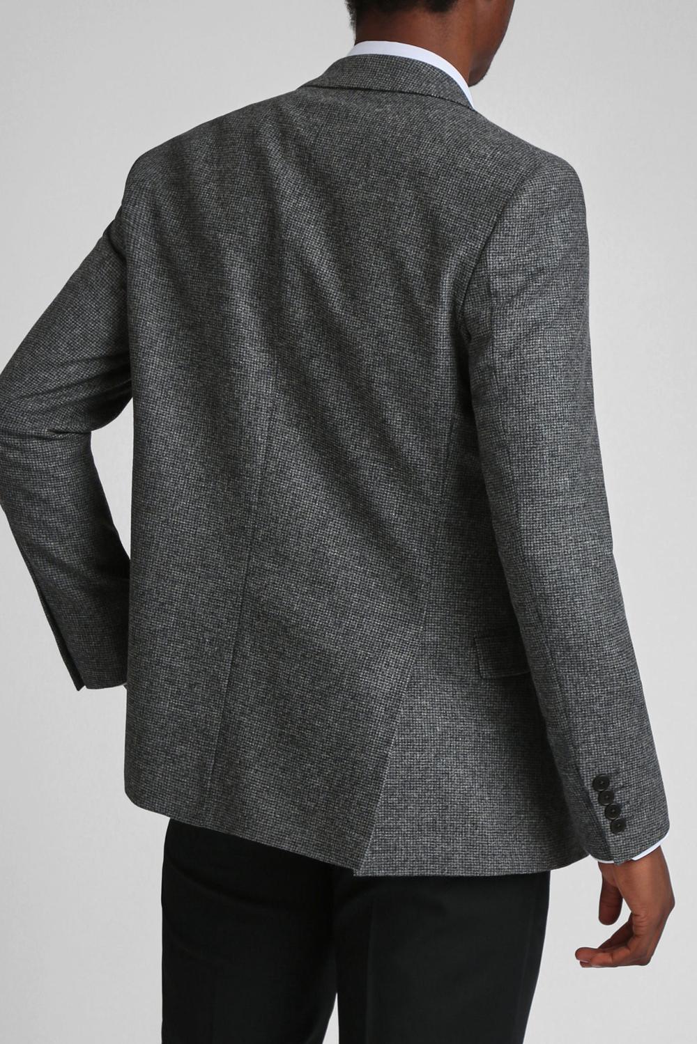 Charcoal Men Ted Baker ASOJS - Puppytooth Check Slim Fit Blazers | SA  QJZ-047659