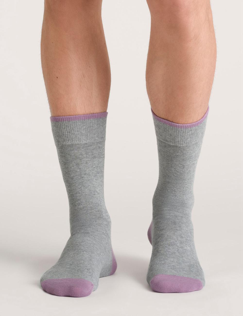 Dark Green Men Ted Baker 3 Pack Geometric Check Crew Socks | SA  KDT-762415
