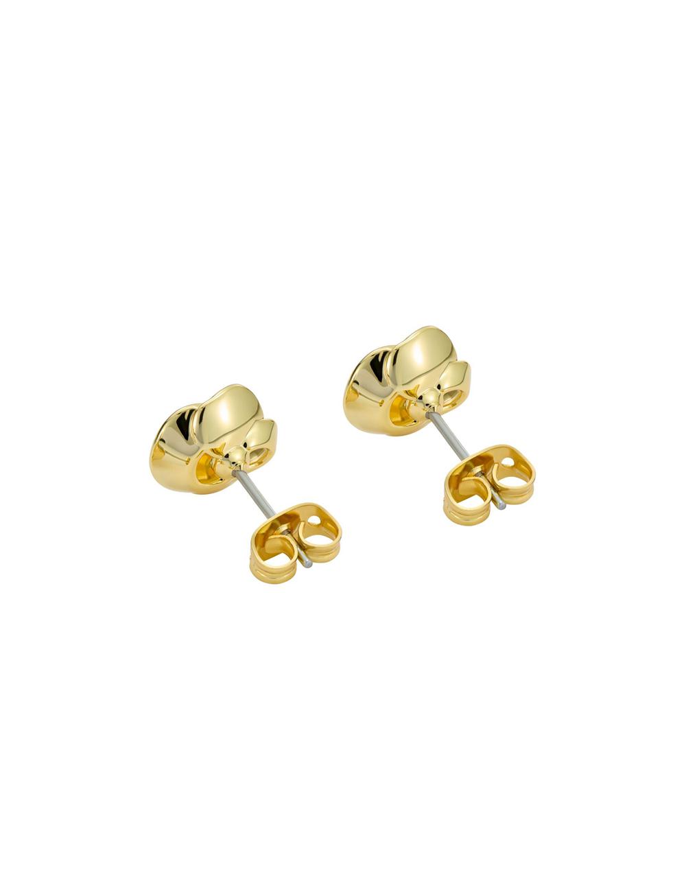 Gold Women Ted Baker FLO - Pearl Flower Stud Earrings | SA  NOX-856237