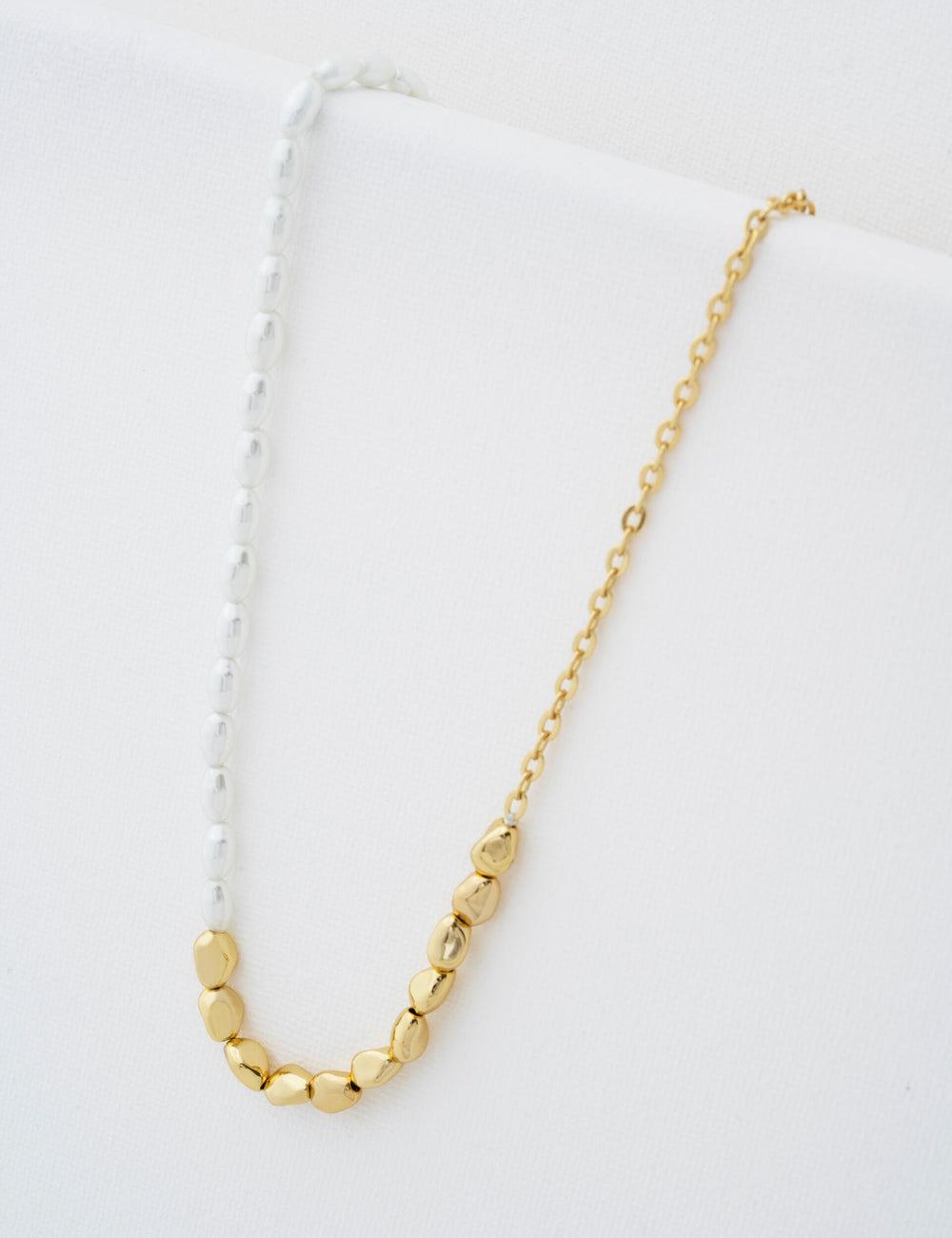Gold Women Ted Baker ILENIE - Island Pearl Beaded Necklaces | SA  DSW-306475