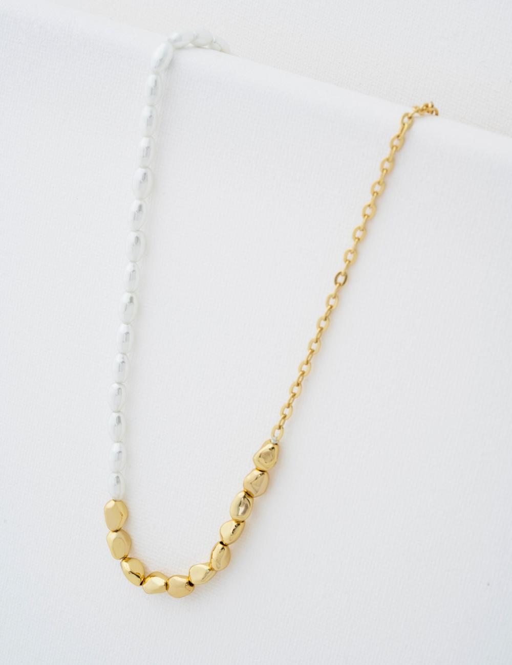 Gold Women Ted Baker ILENIE - Island Pearl Beaded Necklaces | SA  DSW-306475