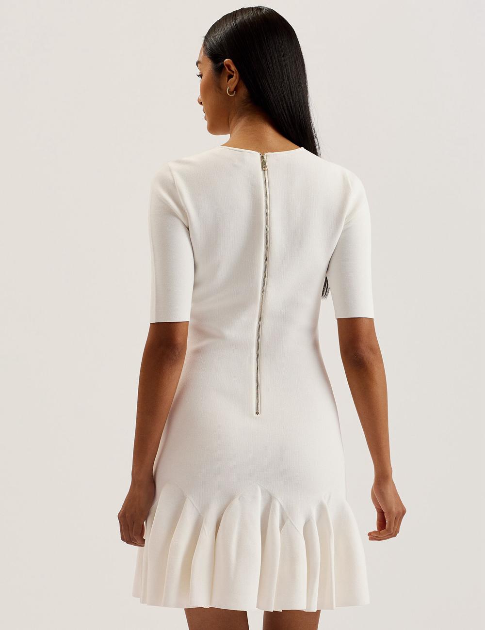 Ivory Women Ted Baker ALZANN Mini Dresses | SA  YHF-547891