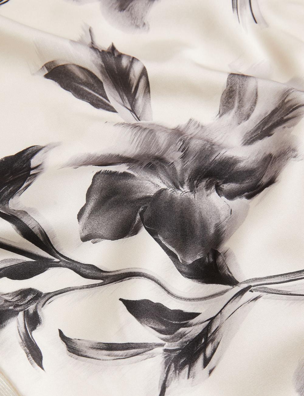 Ivory Women Ted Baker PERLOMA - Printed Woven Front Knitted Tank Tops | SA  WHN-320495