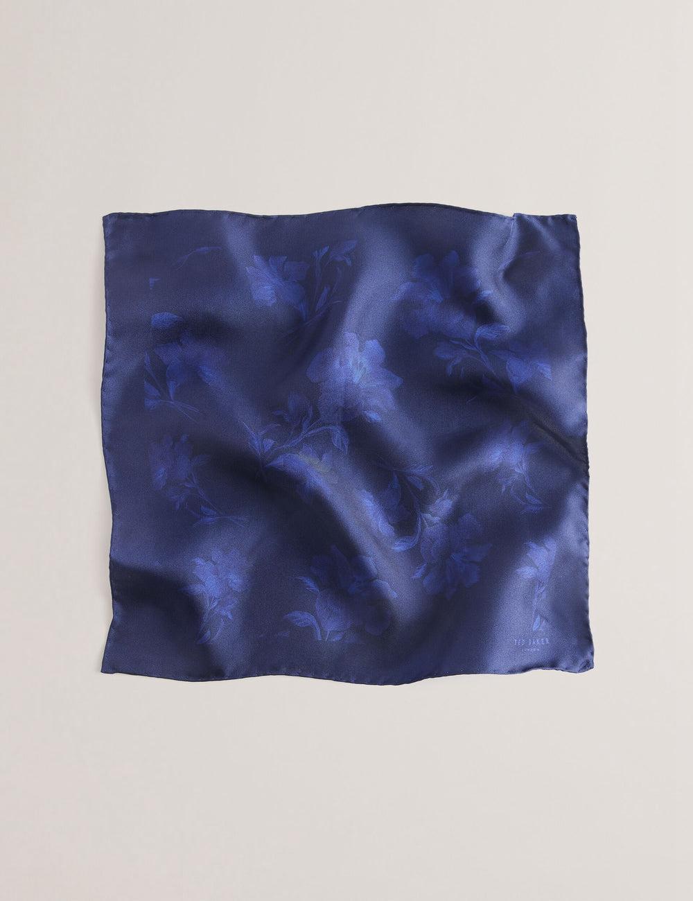 Navy Men Ted Baker AUSTINS - Two Tone Floral Silk Pocket Pocket Squares | SA  QTX-780645