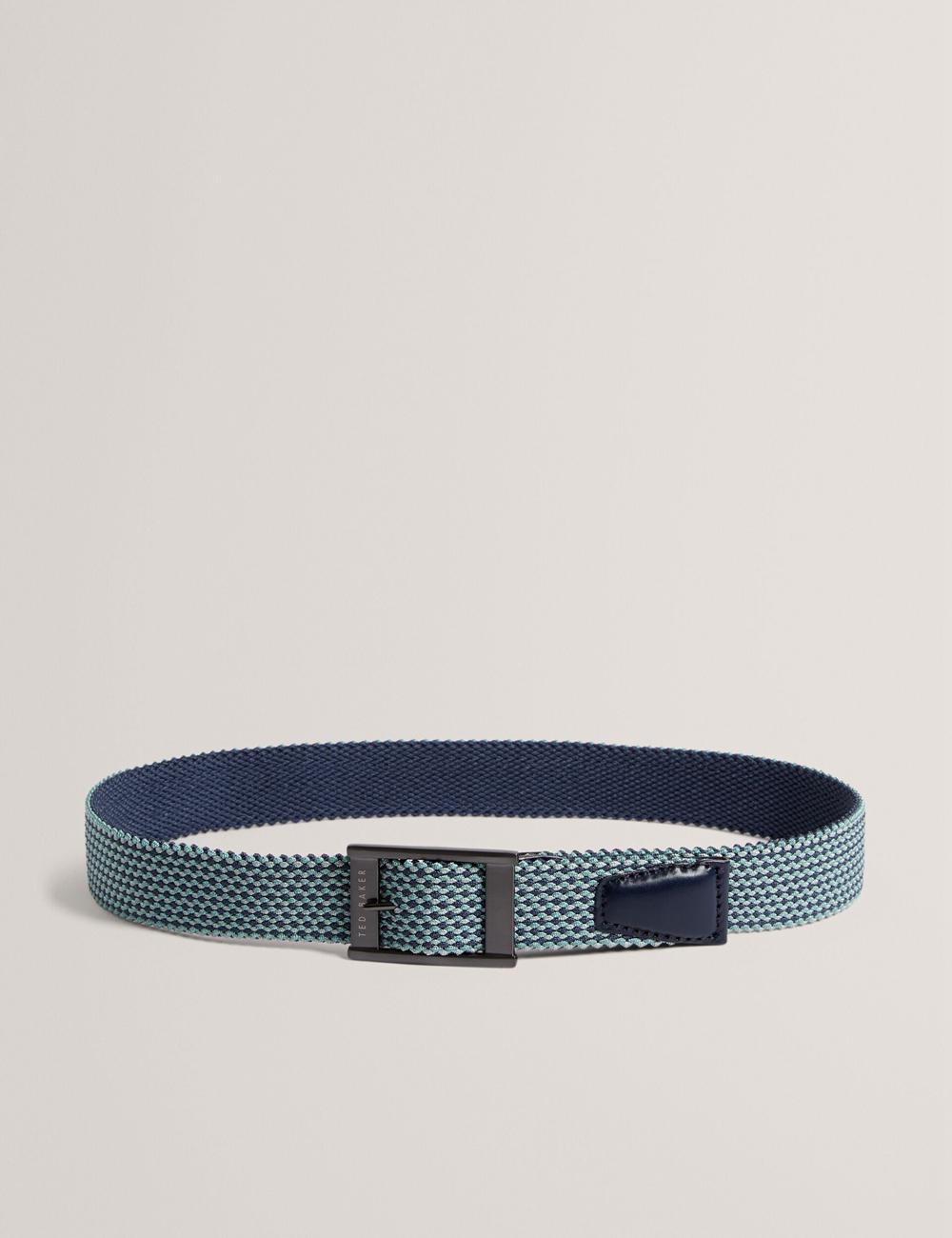 Navy Men Ted Baker COLUMMM - Reversible Woven Elasticated Belts | SA  MAH-736140