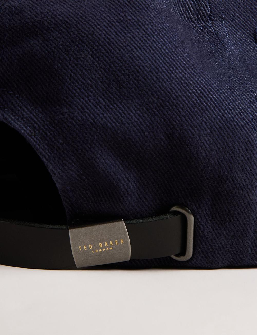 Navy Men Ted Baker FRREDDI - Embroidered Logo Canvas Baseball Caps | SA  ZBU-850132