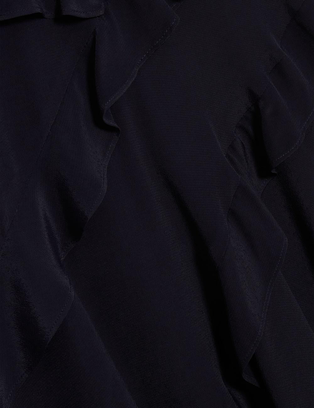 Navy Women Ted Baker JOJII - Frill Trim Angel Sleeve Mini Dresses | SA  DXK-451936