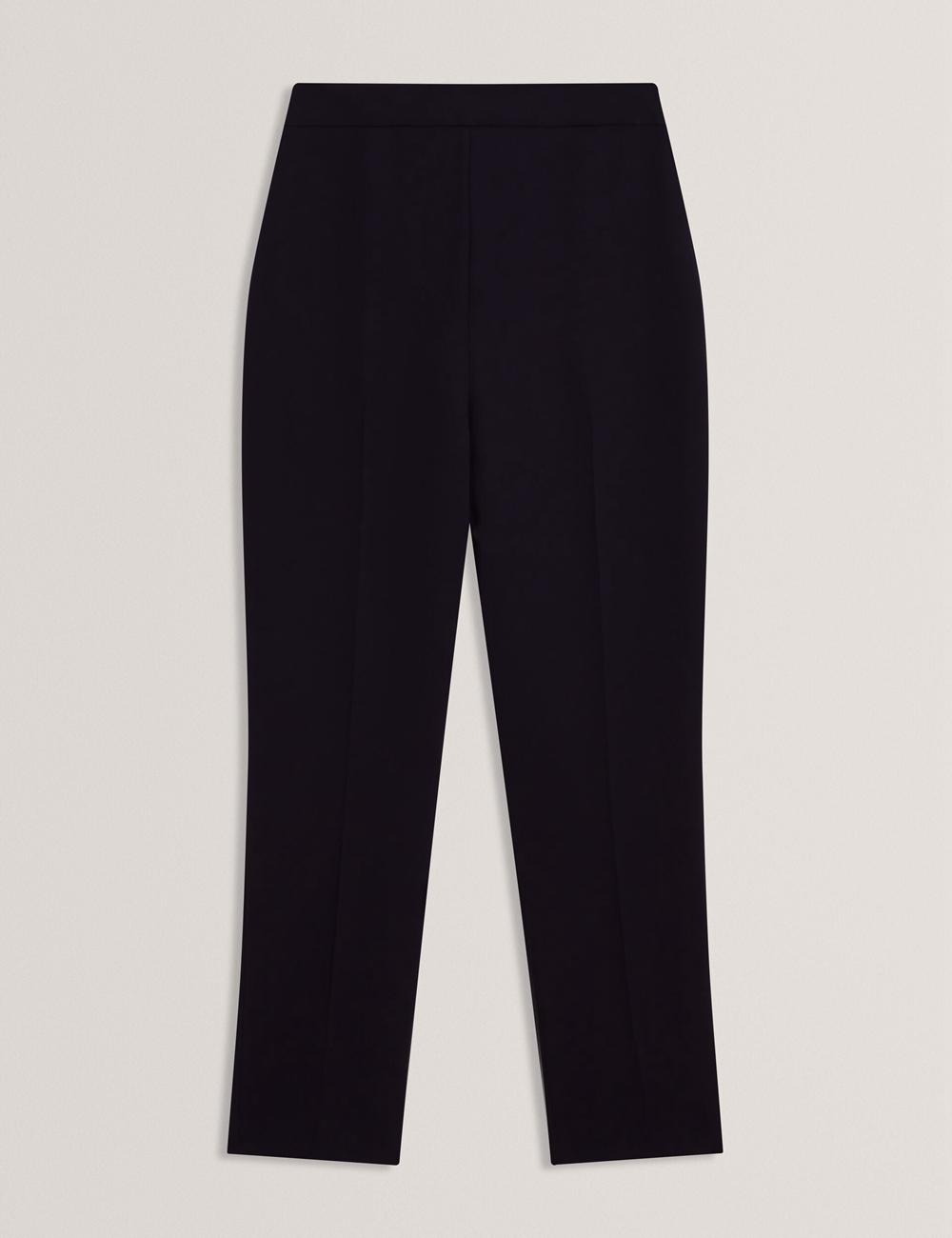 Navy Women Ted Baker MANABTL - High Waist Tapered Leg Tailored Trousers | SA  ZXC-480392