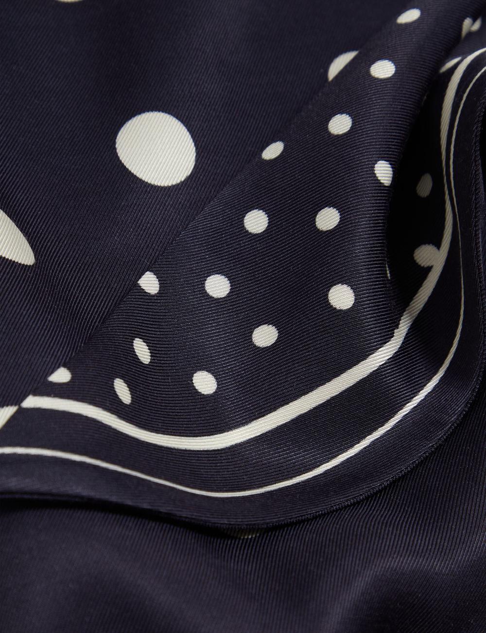 Navy Women Ted Baker VEIRAA - Polka Dot Front Sleeveless Crop Tops | SA  AIN-380152