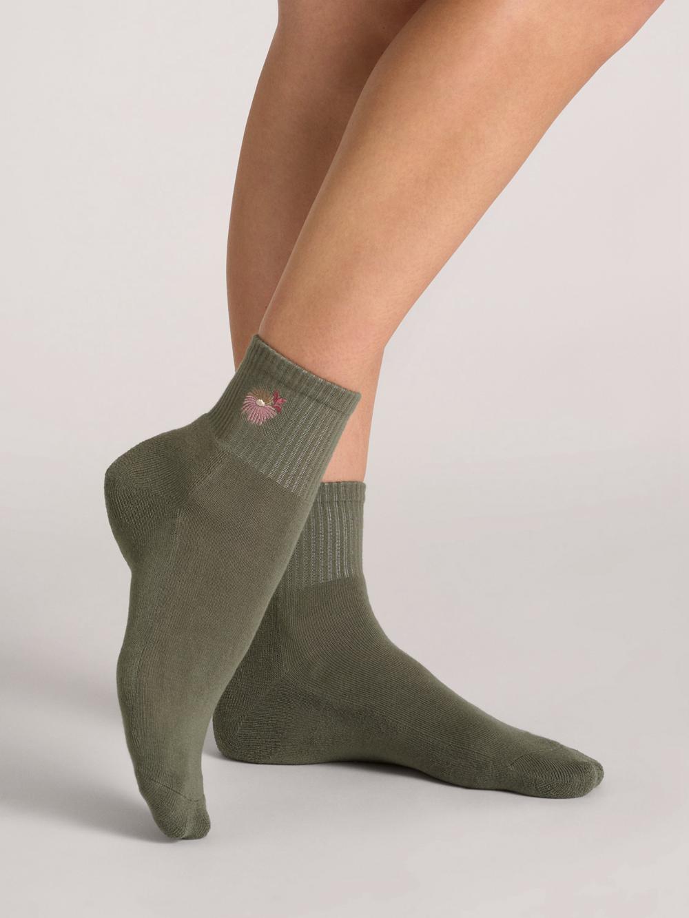Pink Women Ted Baker 3 Pack Cushioned Sole High Ankle Crew Socks | SA  QGZ-830276