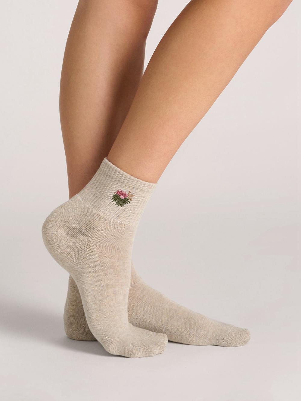 Pink Women Ted Baker 3 Pack Cushioned Sole High Ankle Crew Socks | SA  QGZ-830276