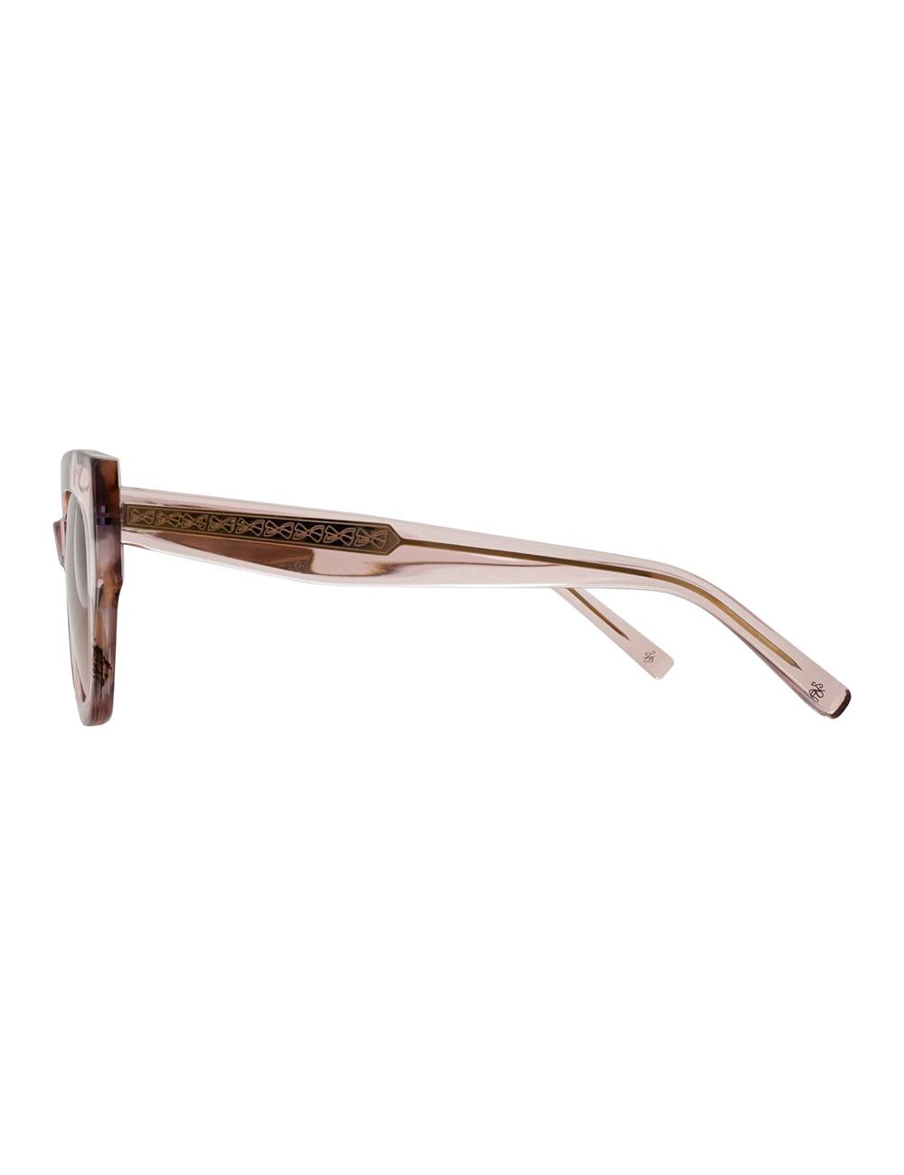 Pink Women Ted Baker CORAL - Chunky Cat Eye Acetate Sunglasses | SA  ELW-927836