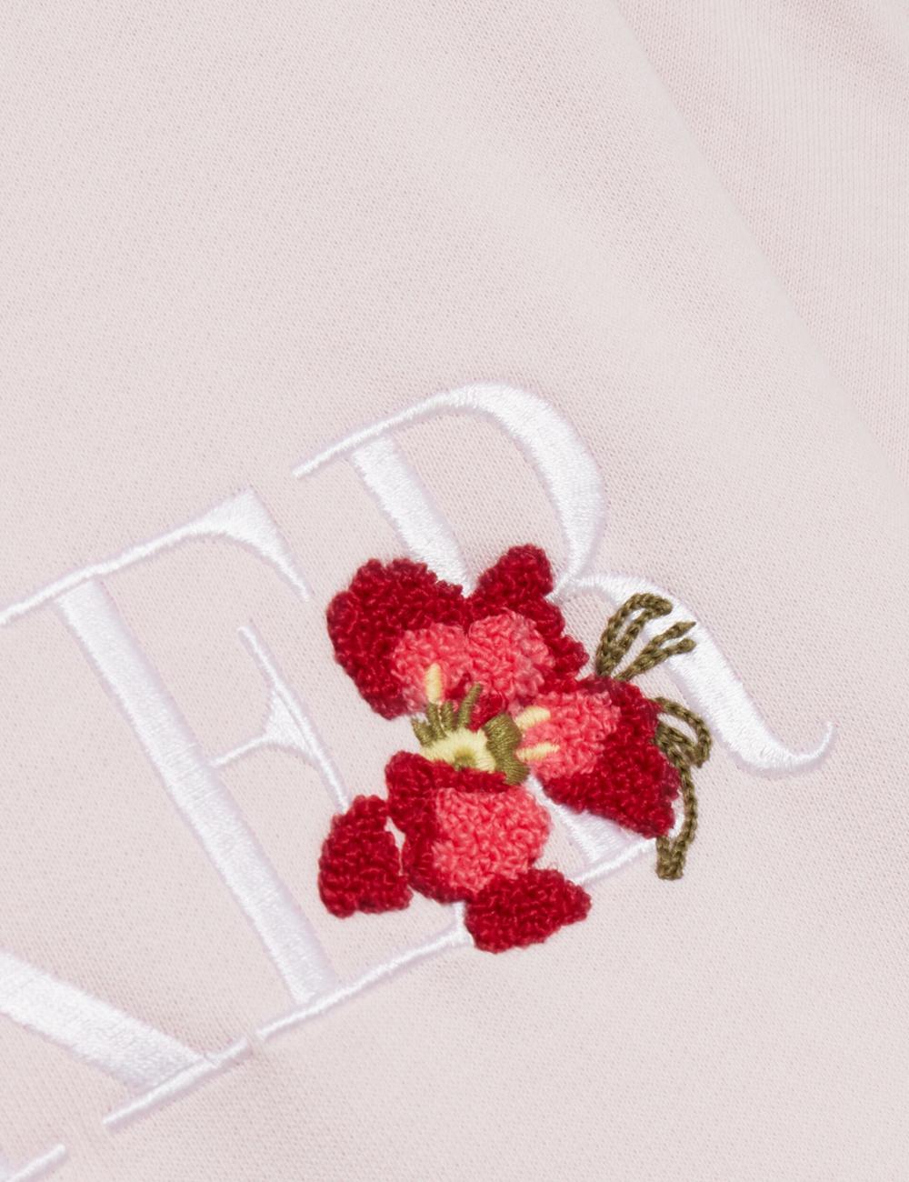 Pink Women Ted Baker STIILA - Embroidered Logo Pure Cotton Sweatshirts | SA  ZFK-319546