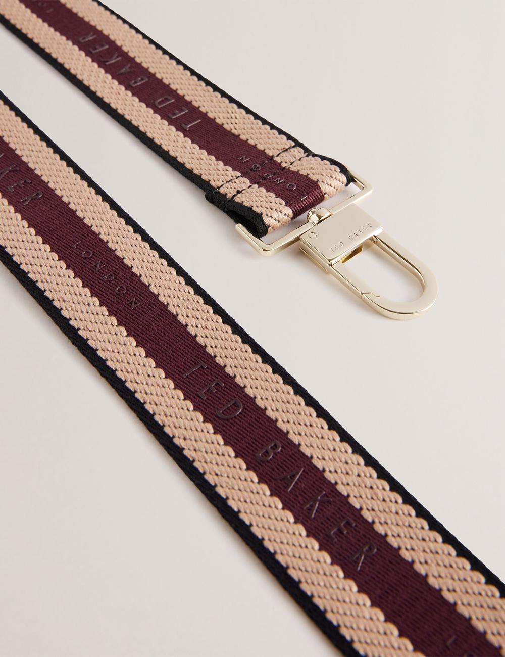 Purple Women Ted Baker WEBBII - Branded Webbing Detachable Bag Straps | SA  NVX-130589