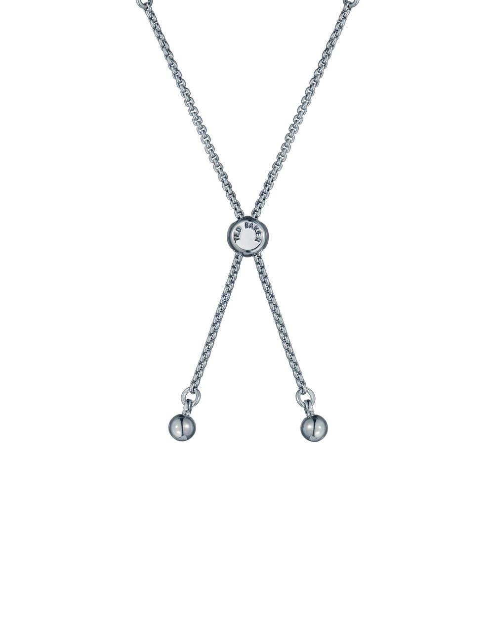 Silver Women Ted Baker ISABELA - Baguette Crystal Adjustable Bracelets | SA  HWZ-645709