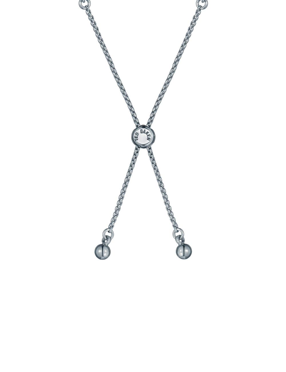 Silver Women Ted Baker ISELA - Baguette Crystal Slider Tennis Bracelets | SA  ZNS-805376