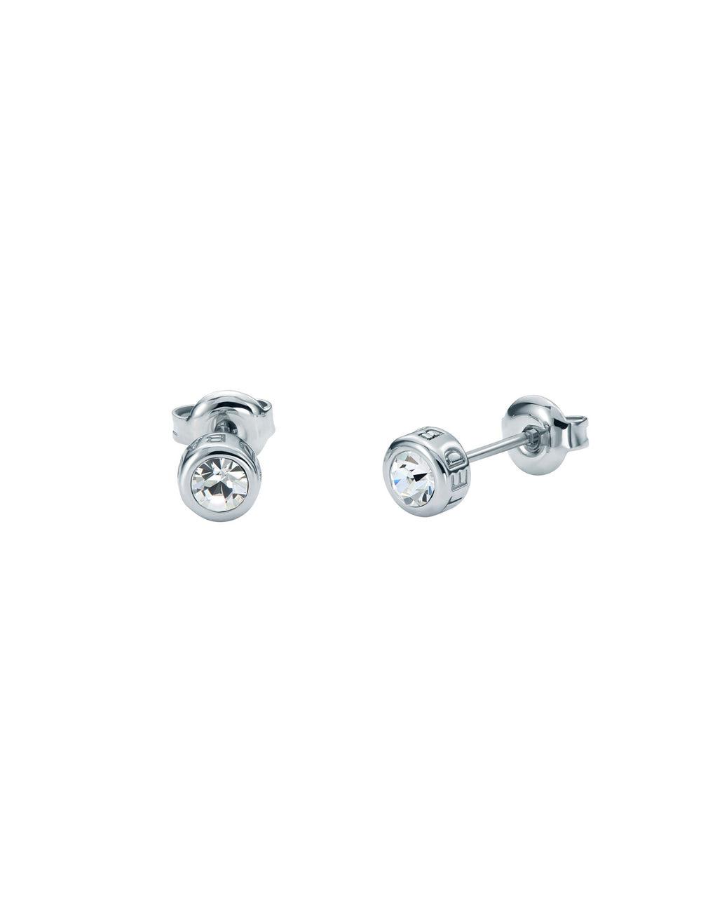 Silver Women Ted Baker SINEE - Mini Crystal Stud Earrings | SA  XMQ-512893