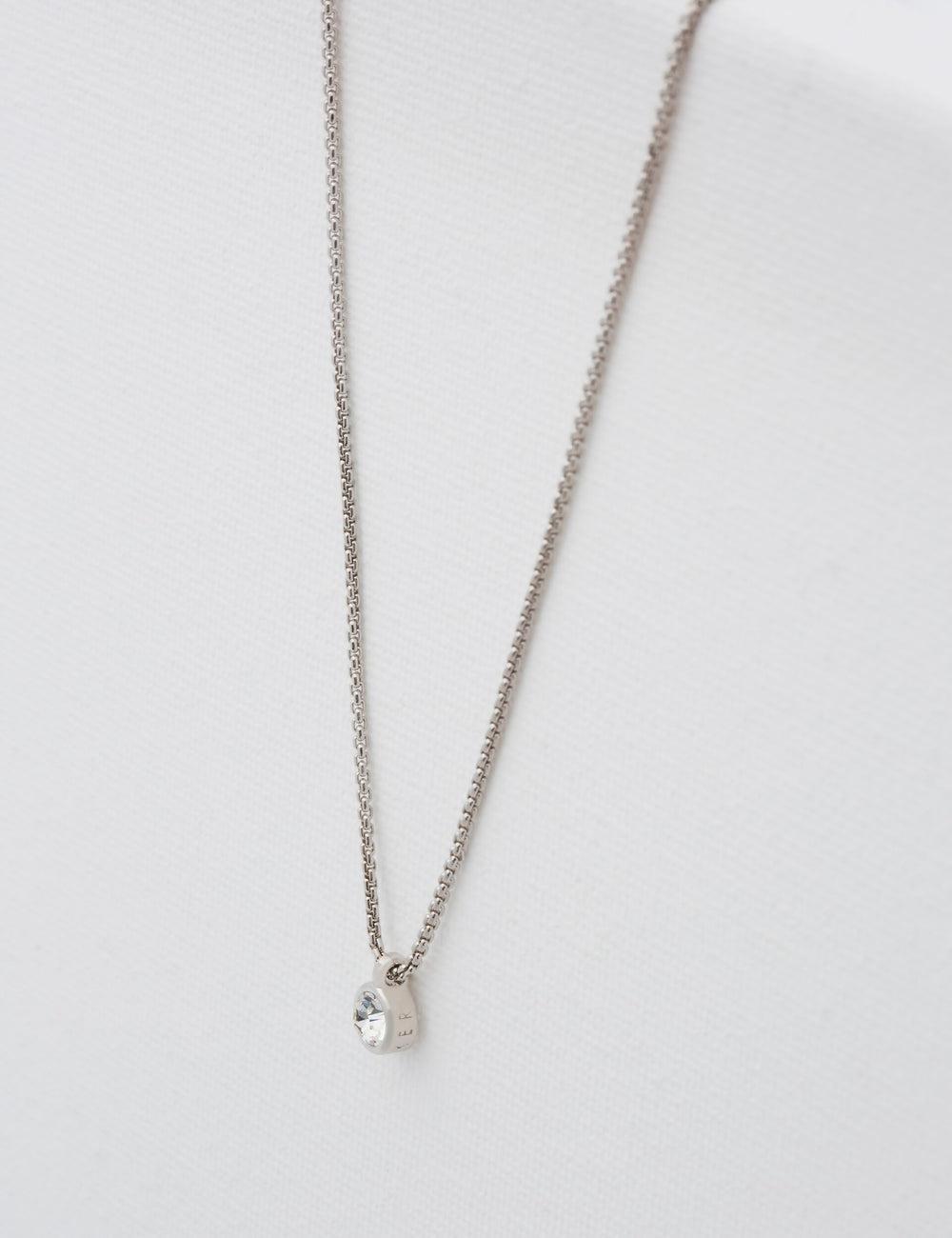 Silver Women Ted Baker SININAA - Mini Crystal Pendant Necklaces | SA  SNF-306219