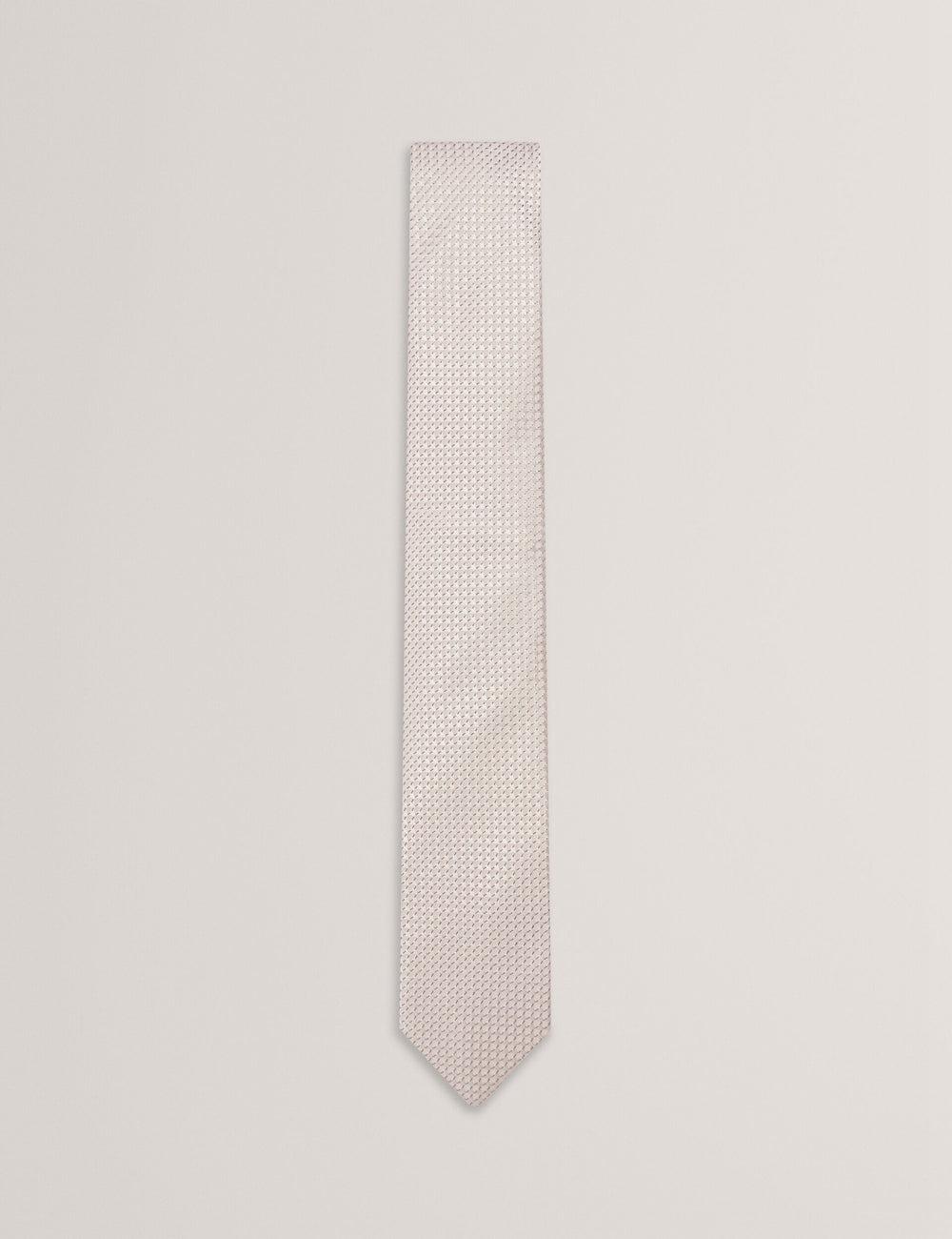 Stone Men Ted Baker CANEDON - Textured Tonal Weave Silk Ties | SA  OFZ-742801