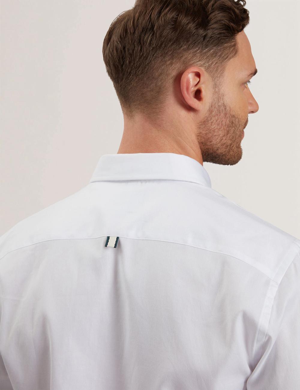 White Men Ted Baker ALLARDO - Regular Fit Cotton Oxford Casual Shirts | SA  GND-251964