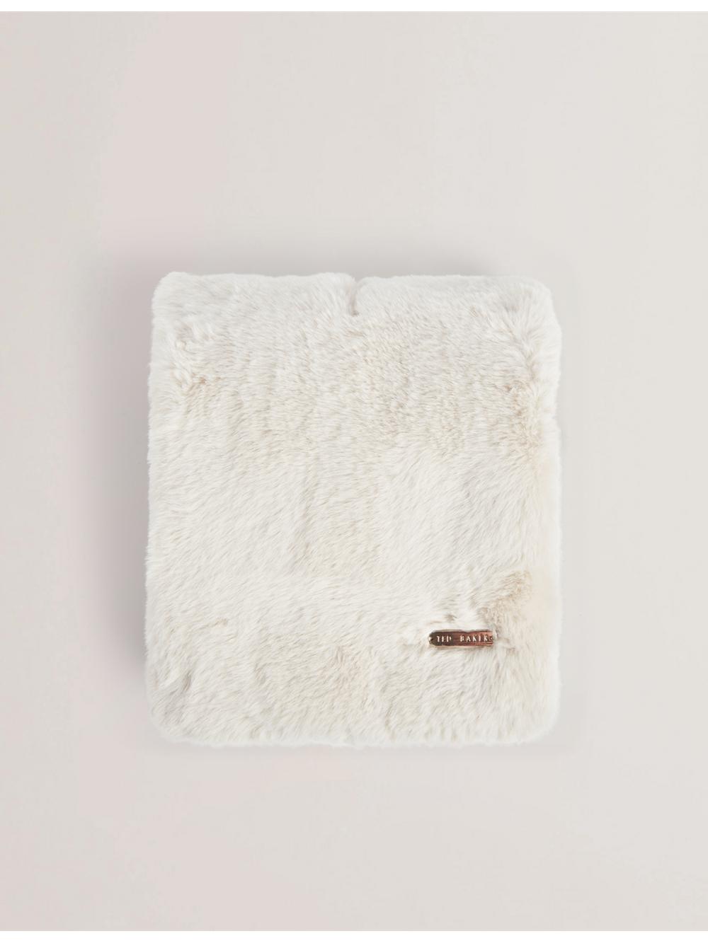 White Women Ted Baker EMAAAAS - Faux Fur Loop-Through Stole Scarves | SA  UDK-123486
